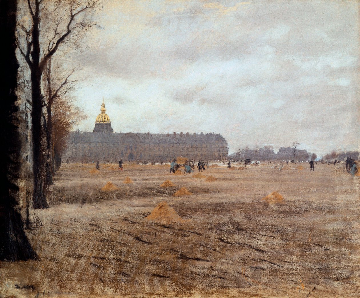 Place des Invalides de Giuseppe or Joseph de Nittis