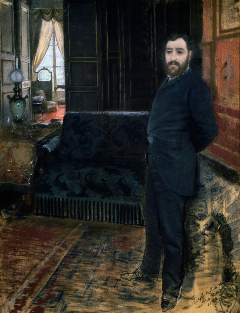 Auto-retrato de Giuseppe or Joseph de Nittis