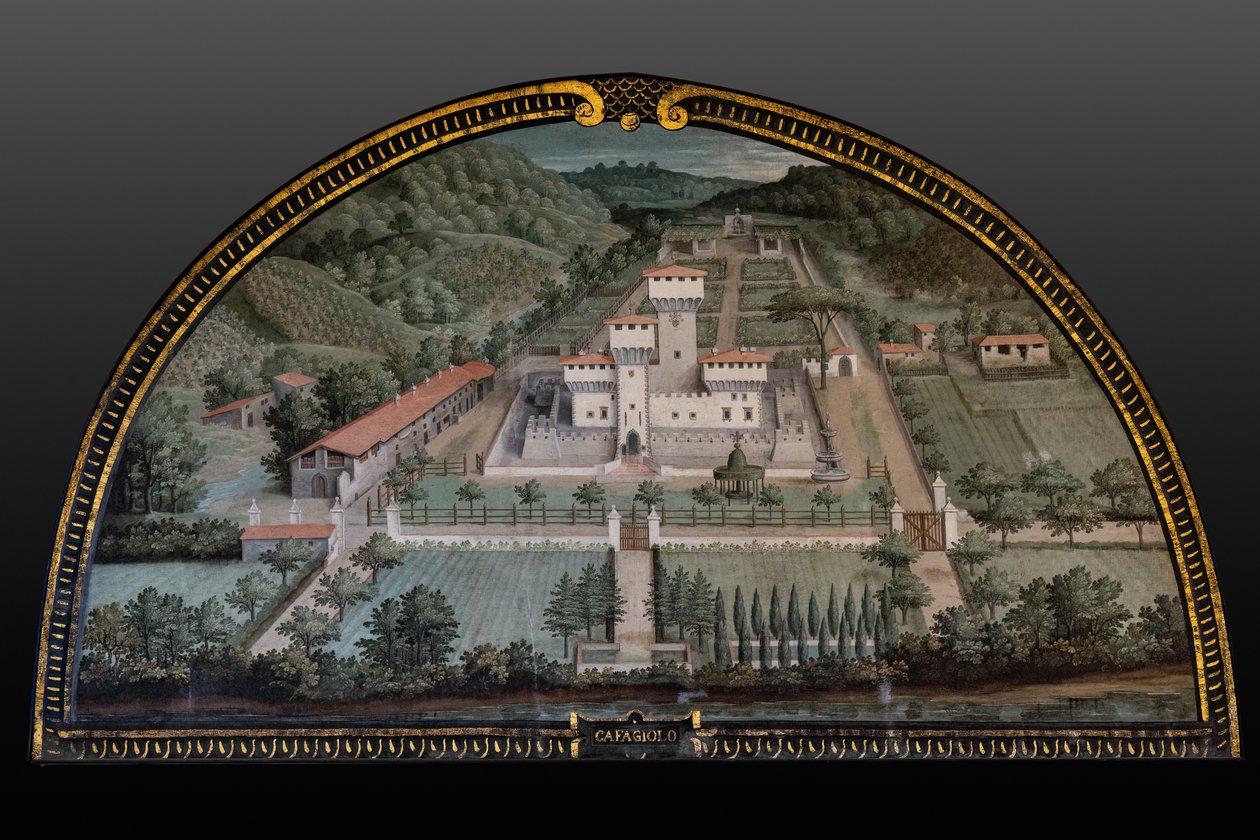 a villa Medici de Cafaggiolo de Giusto Utens