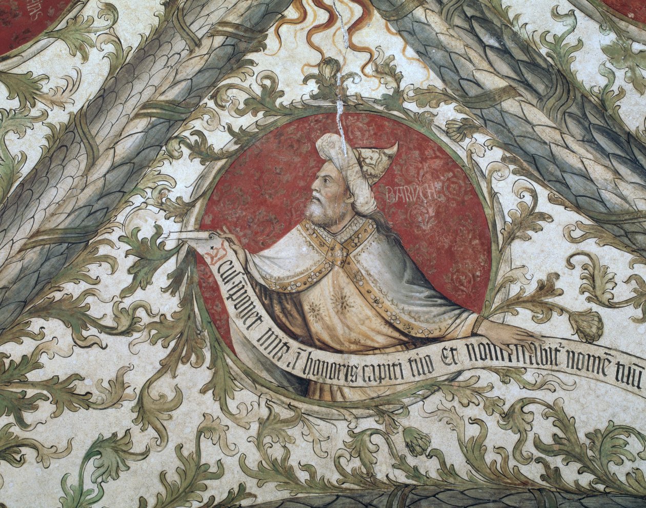 O Profeta Baruch, da Loggia d "Anunciação, 1451 de Giusto dAllamagna