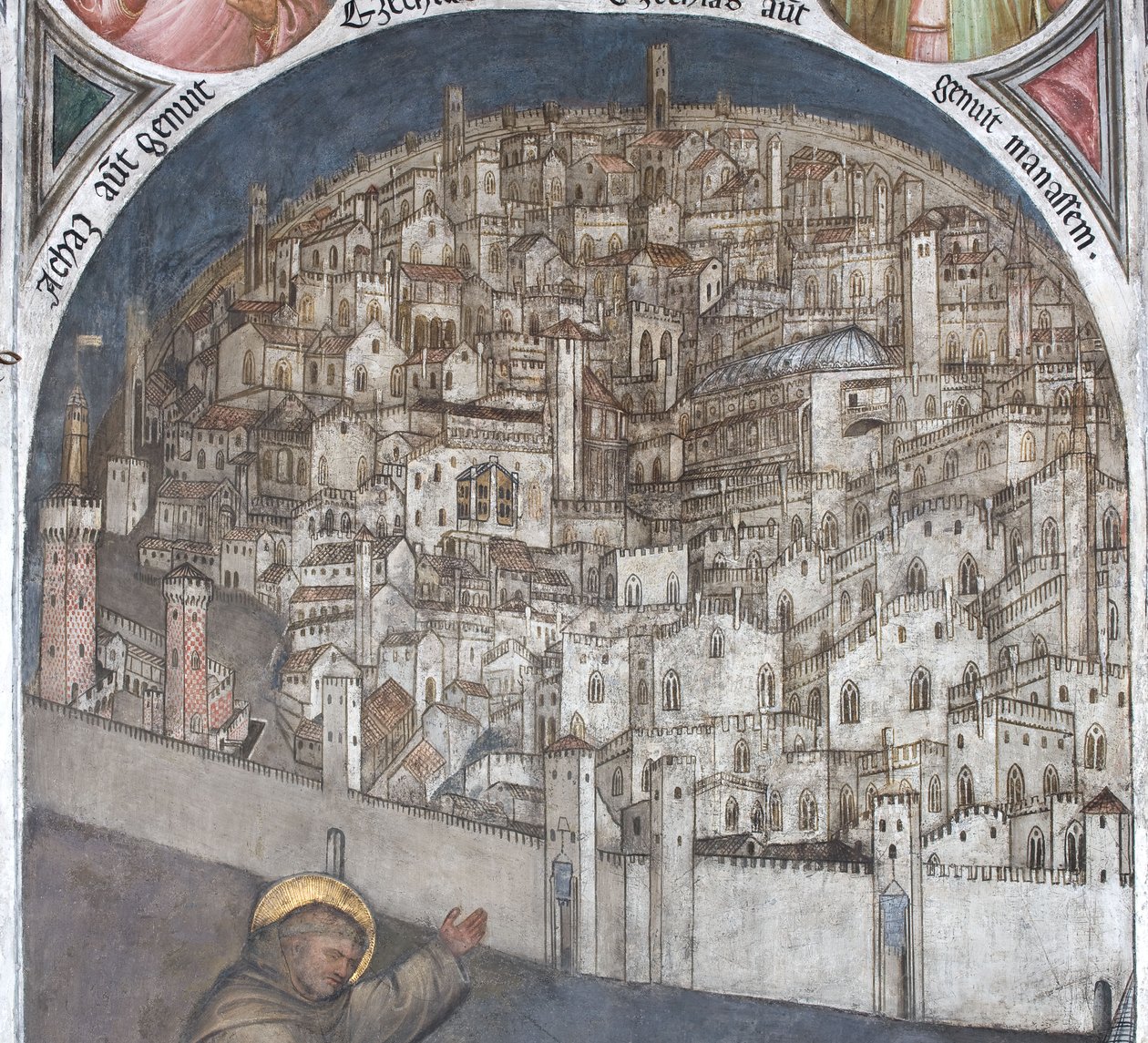 Vista de Pádua no século XIV - Basílica de Sant Antonio de Giusto de Menabuoi