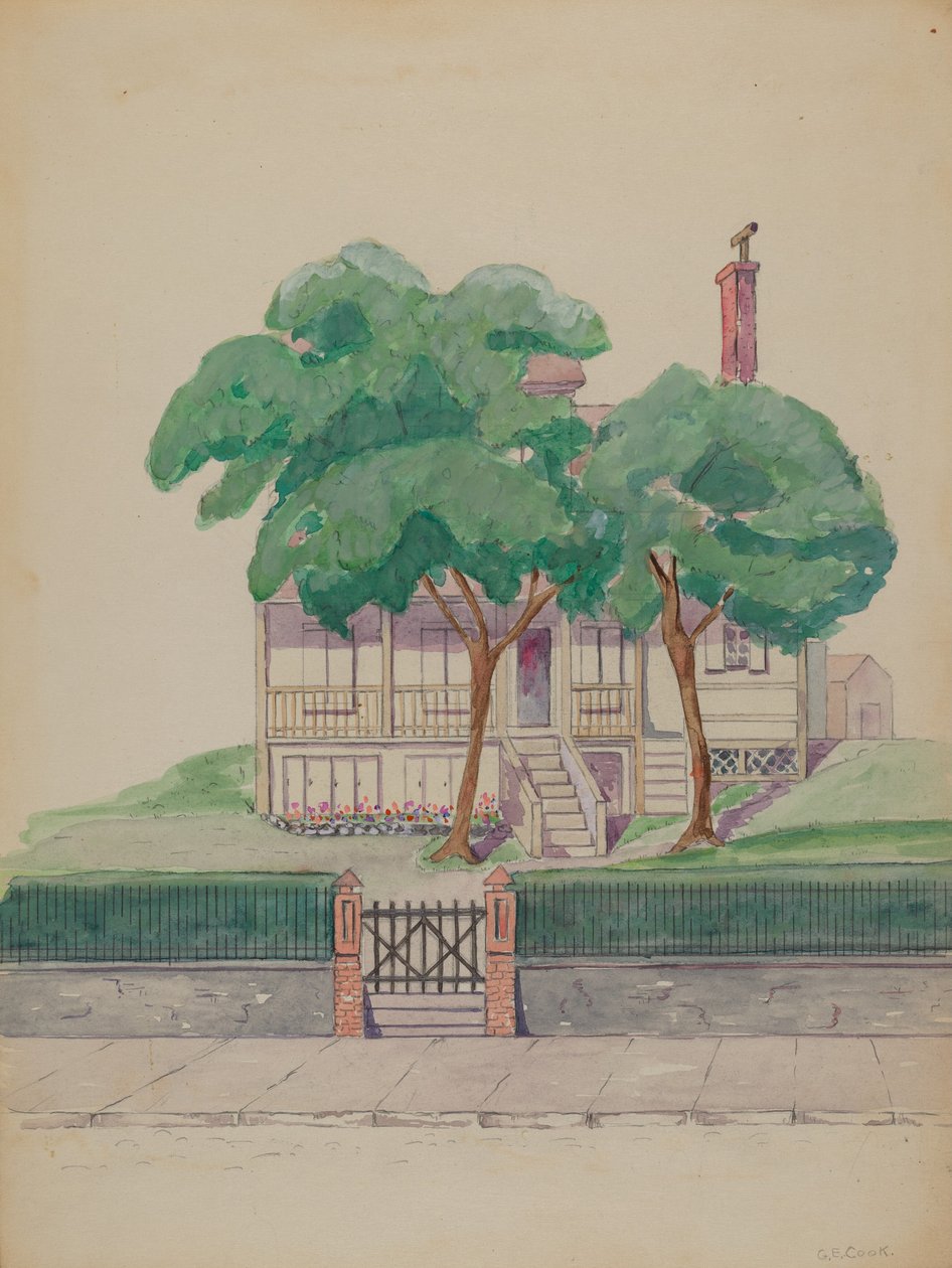Casa do Sr. Stewart, 19351942. de Gladys Cook