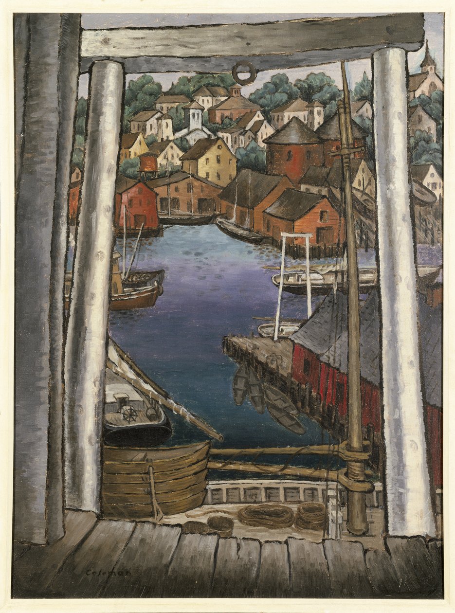 Porto de Gloucester, c.1925 de Glenn O Coleman