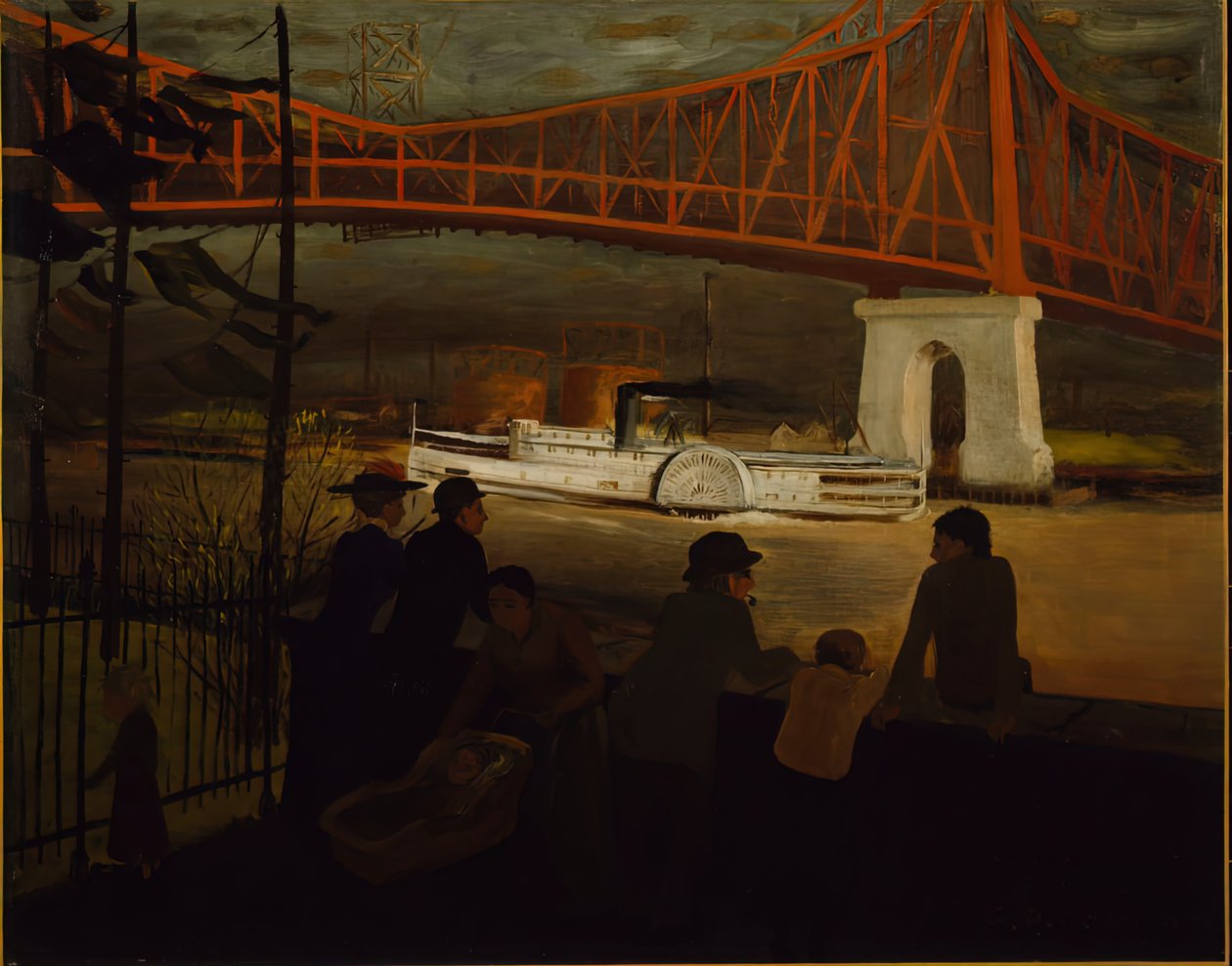 Ponte Queensboro, East River, c. 1910. de Glenn O Coleman