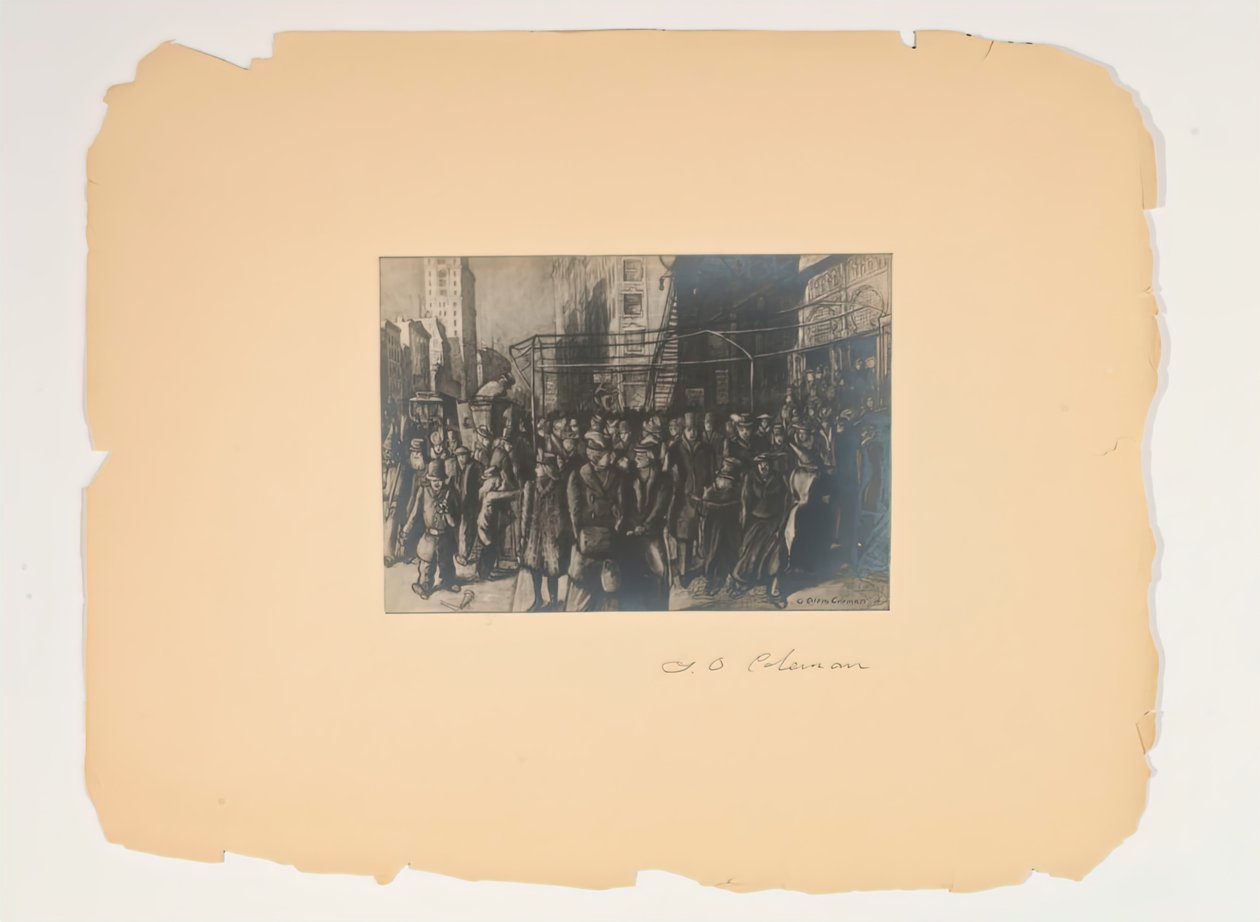 Cenas da Vida do Povo, Portfólio Sem Título, 1906. de Glenn O Coleman