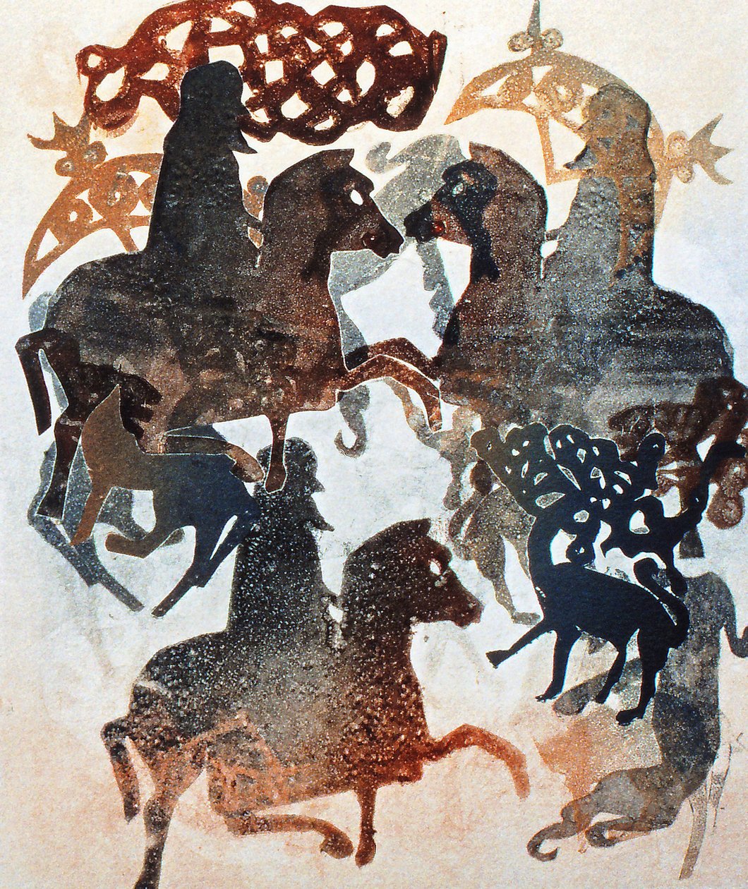 Meigle 11, 2000 (monoprint) de Gloria Wallington