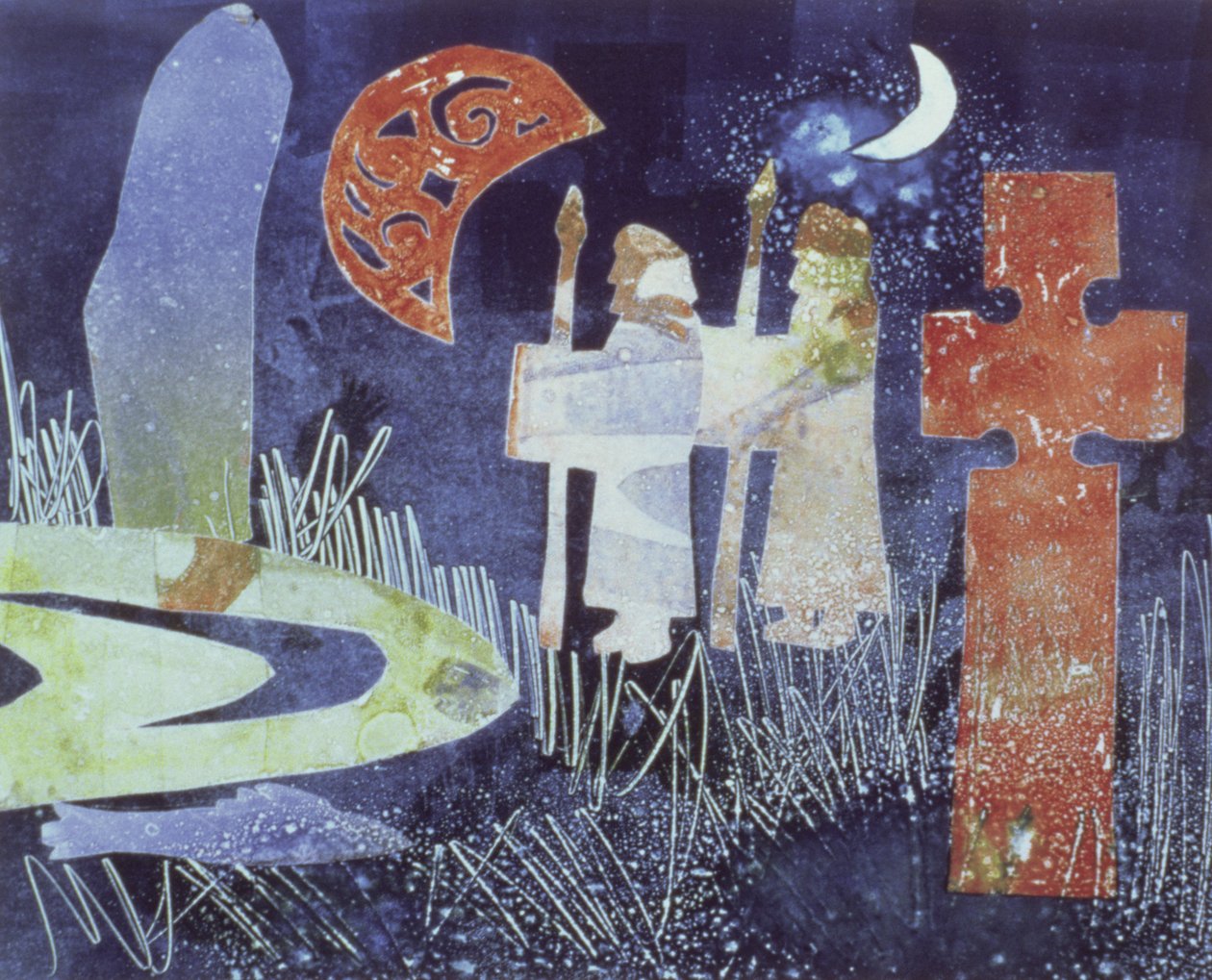 Noite de Verão, 1994 (monótipo) de Gloria Wallington