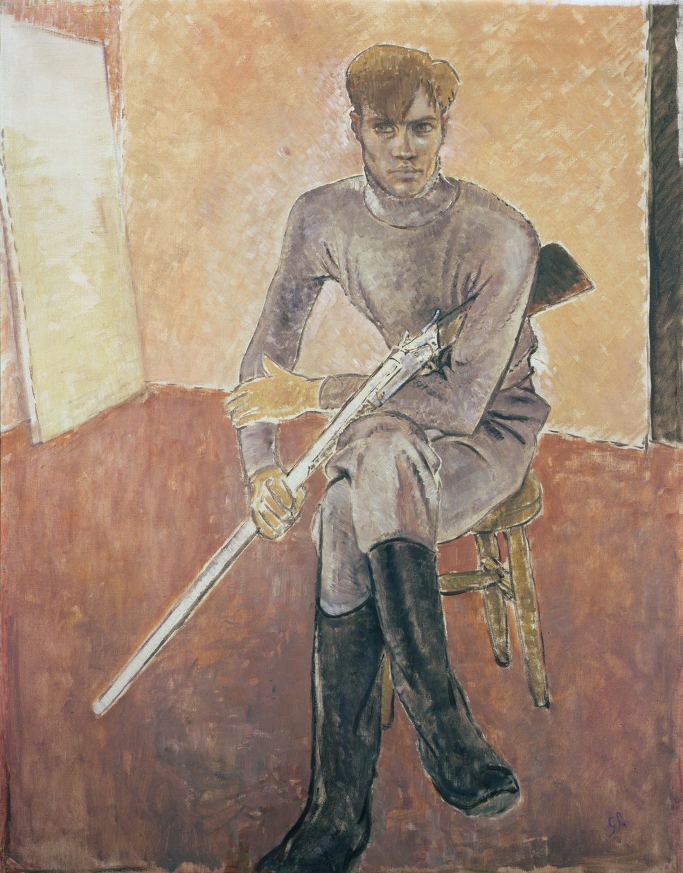 Homem com uma arma, do século 20 de Glyn Warren Philpot