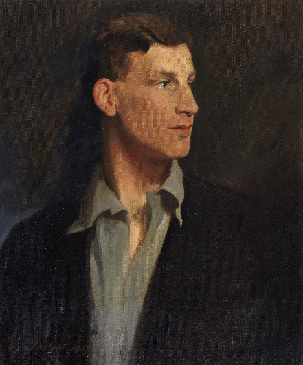 Retrato de Siegfried Sassoon (1886-1967) 1917 de Glyn Warren Philpot