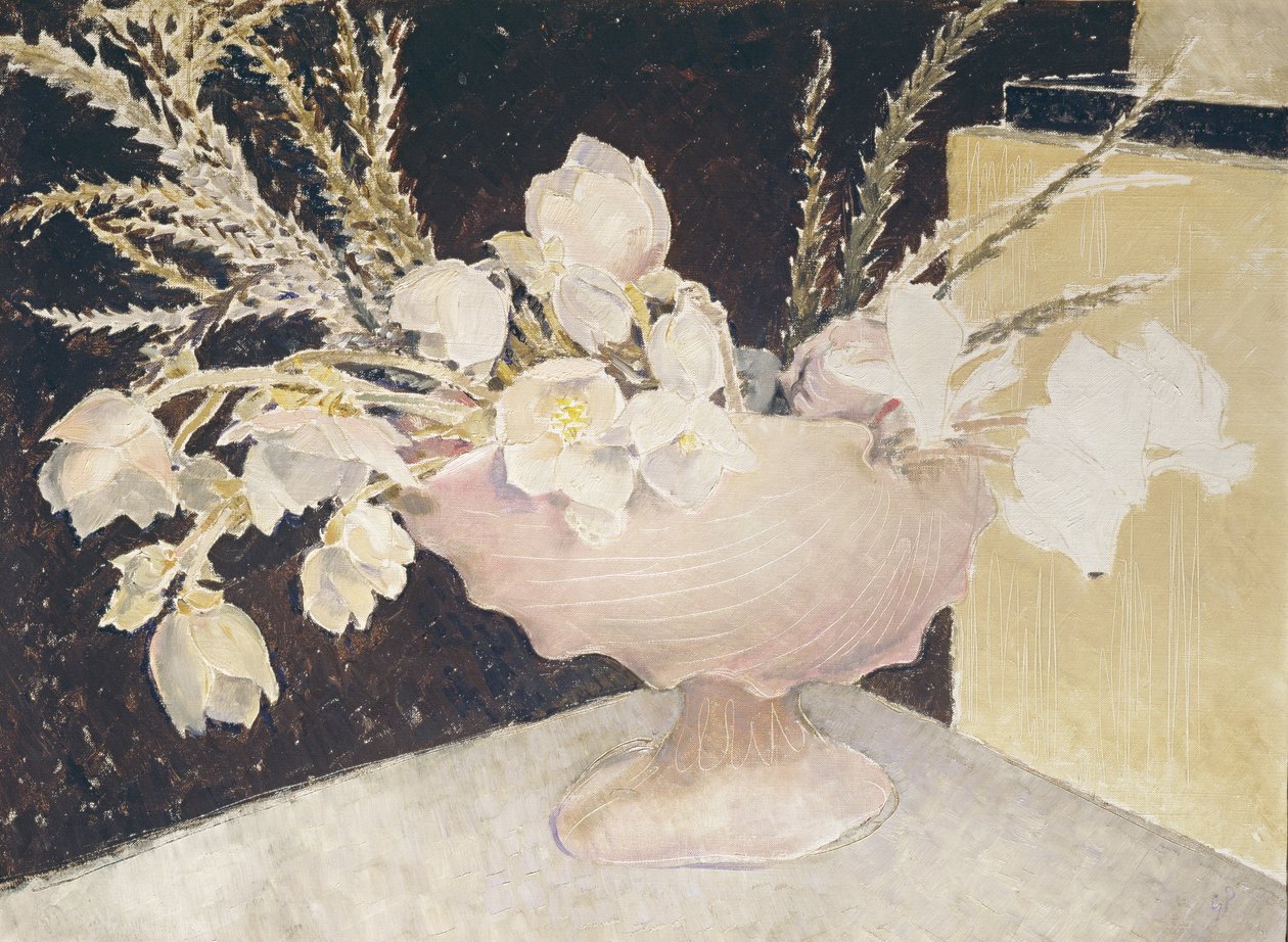 Cíclame e rosas de Natal, 1934 de Glyn Warren Philpot