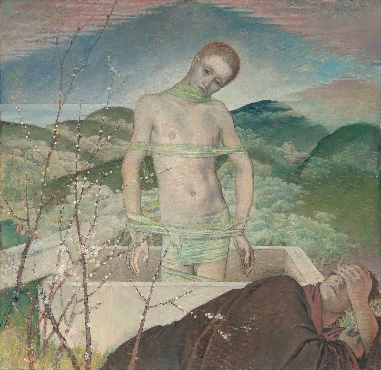 Resurgam, c. 1929 (óleo sobre tela) de Glyn Warren Philpot