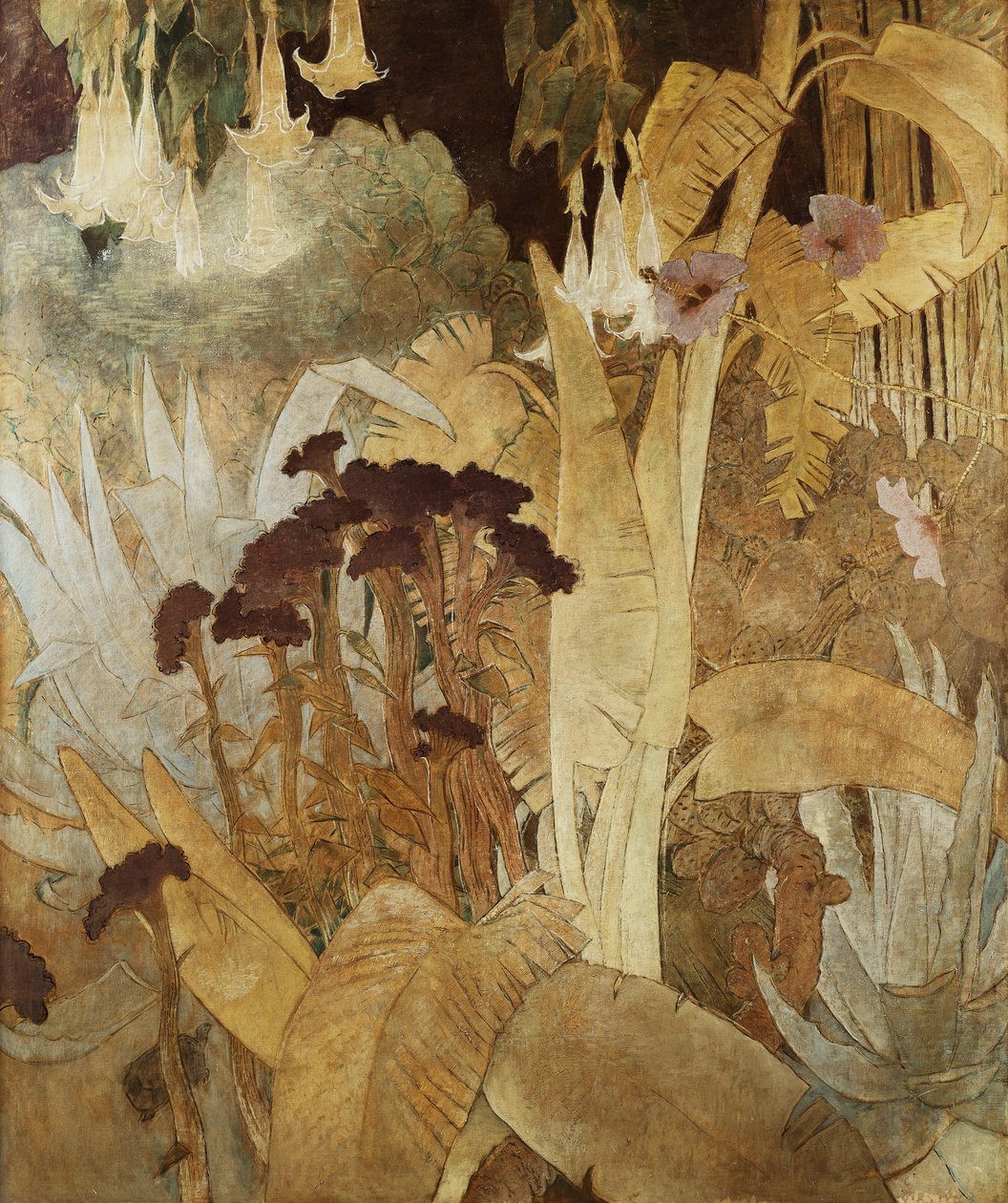 Jardim tropical de Glyn Warren Philpot