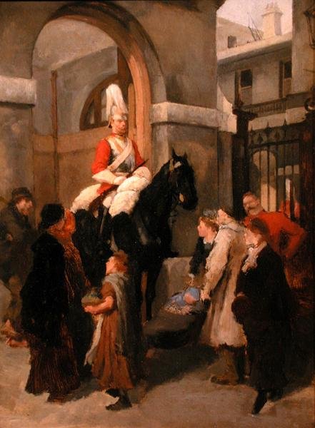 Whitehall (óleo sobre painel) de Godefroy Durand