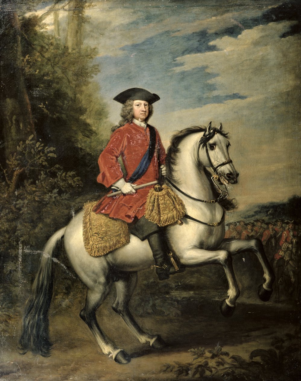Retrato do rei George I, 1717 de Godfrey Kneller