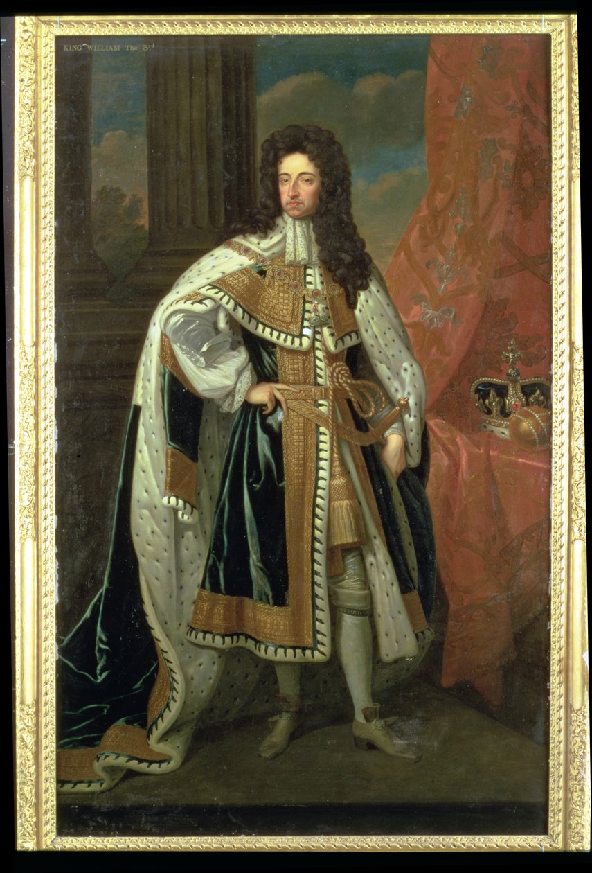 Retrato do rei William III (1650-1702) de Godfrey Kneller