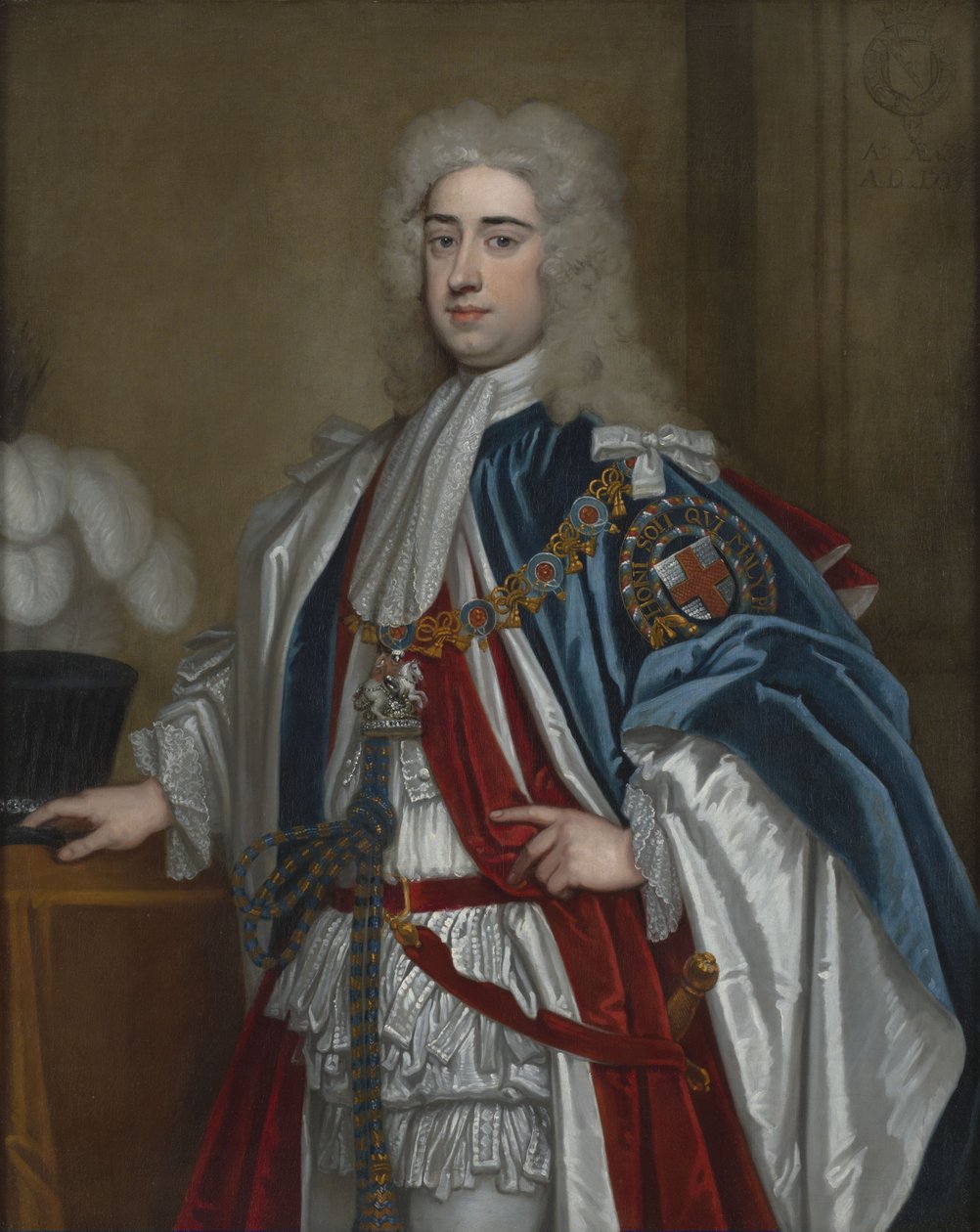 Retrato de Lionel Sackville, 1º Duque de Dorset (1688-1765) de Godfrey Kneller