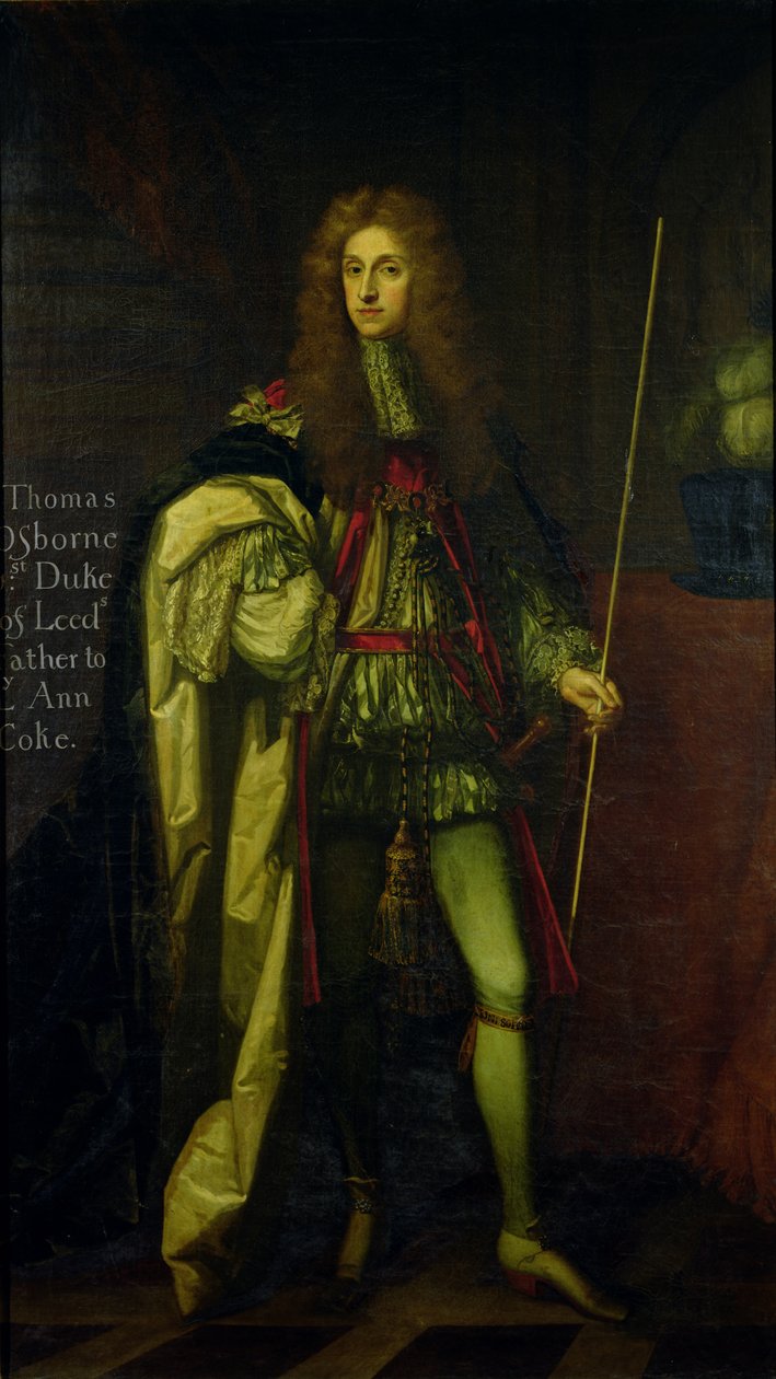 Retrato de Thomas Osborne, 1º Duque de Leeds (1631-1712) de Godfrey Kneller