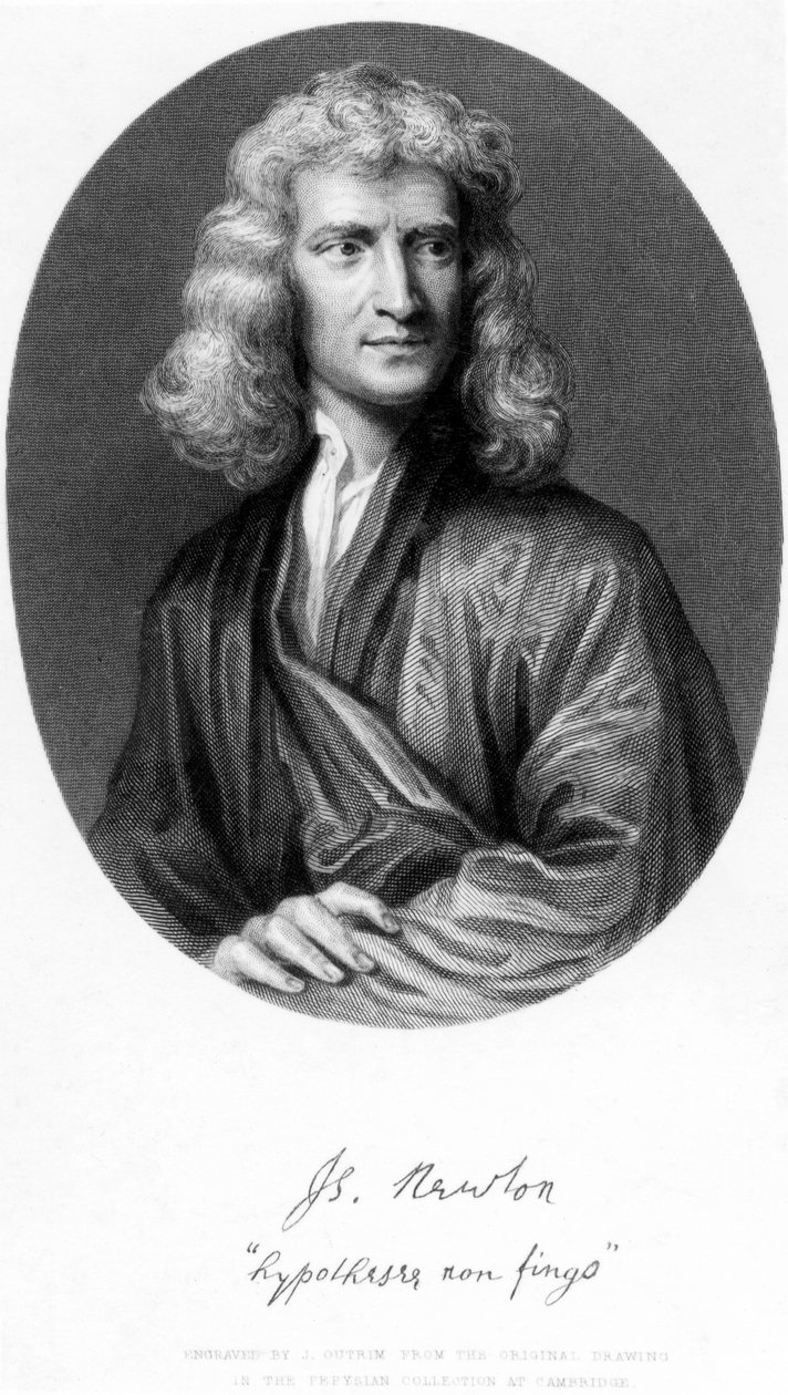Sir Isaac Newton de Godfrey Kneller