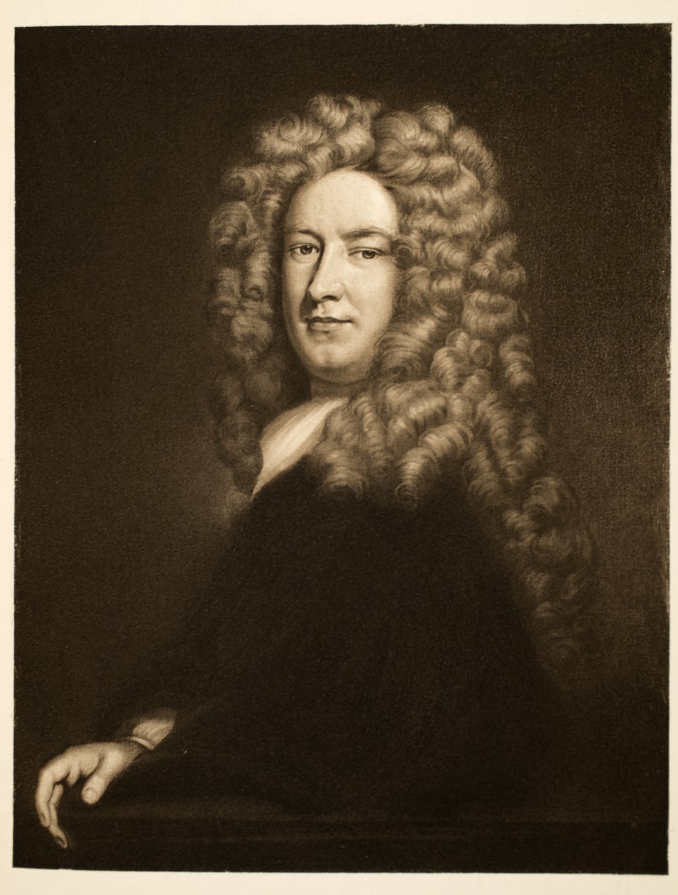 Sir Samuel Garth, pub. 1902 (collotype) de Godfrey Kneller