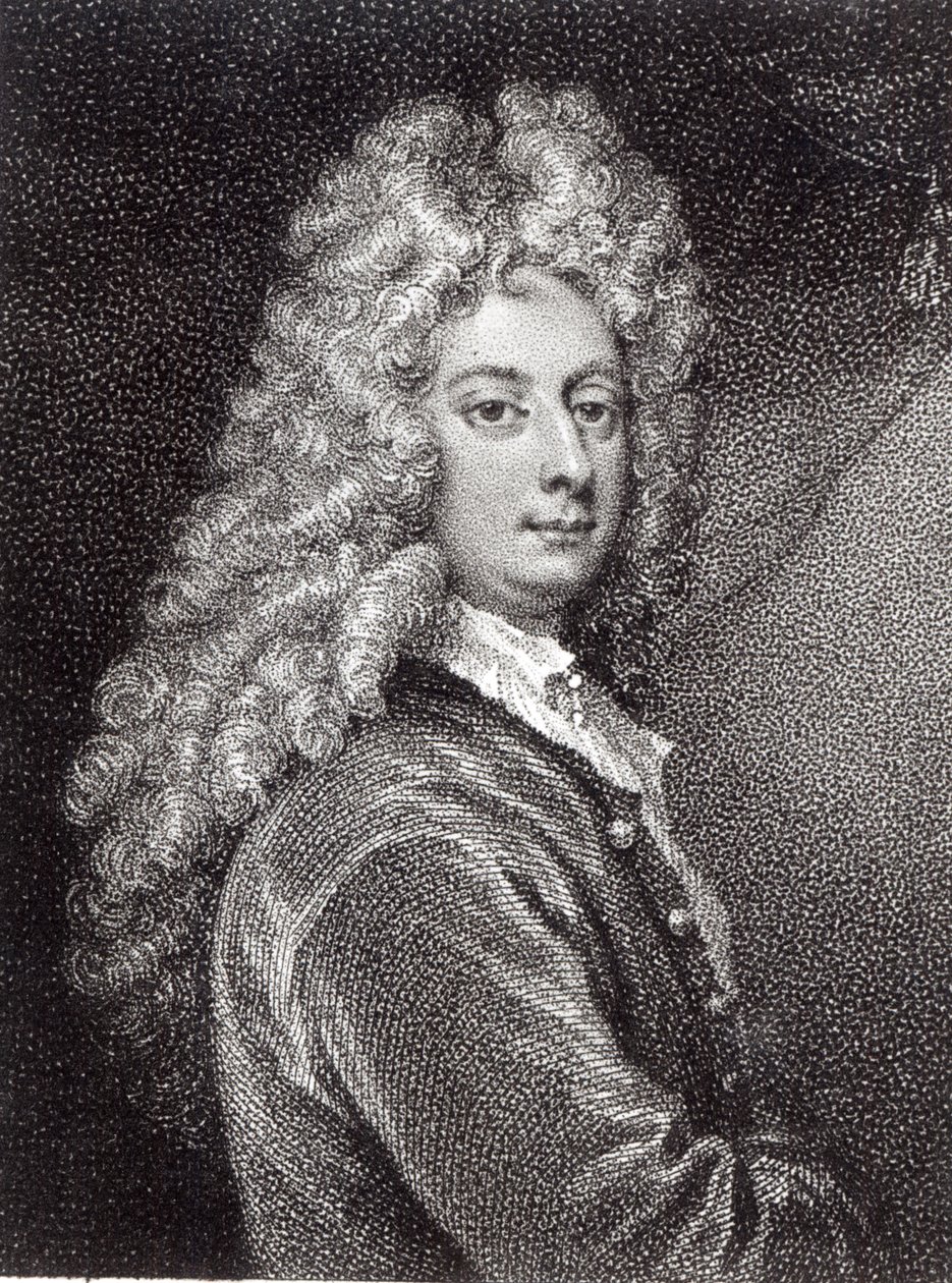 William Congreve (1670-1729) gravado por PWTomkins de Godfrey Kneller