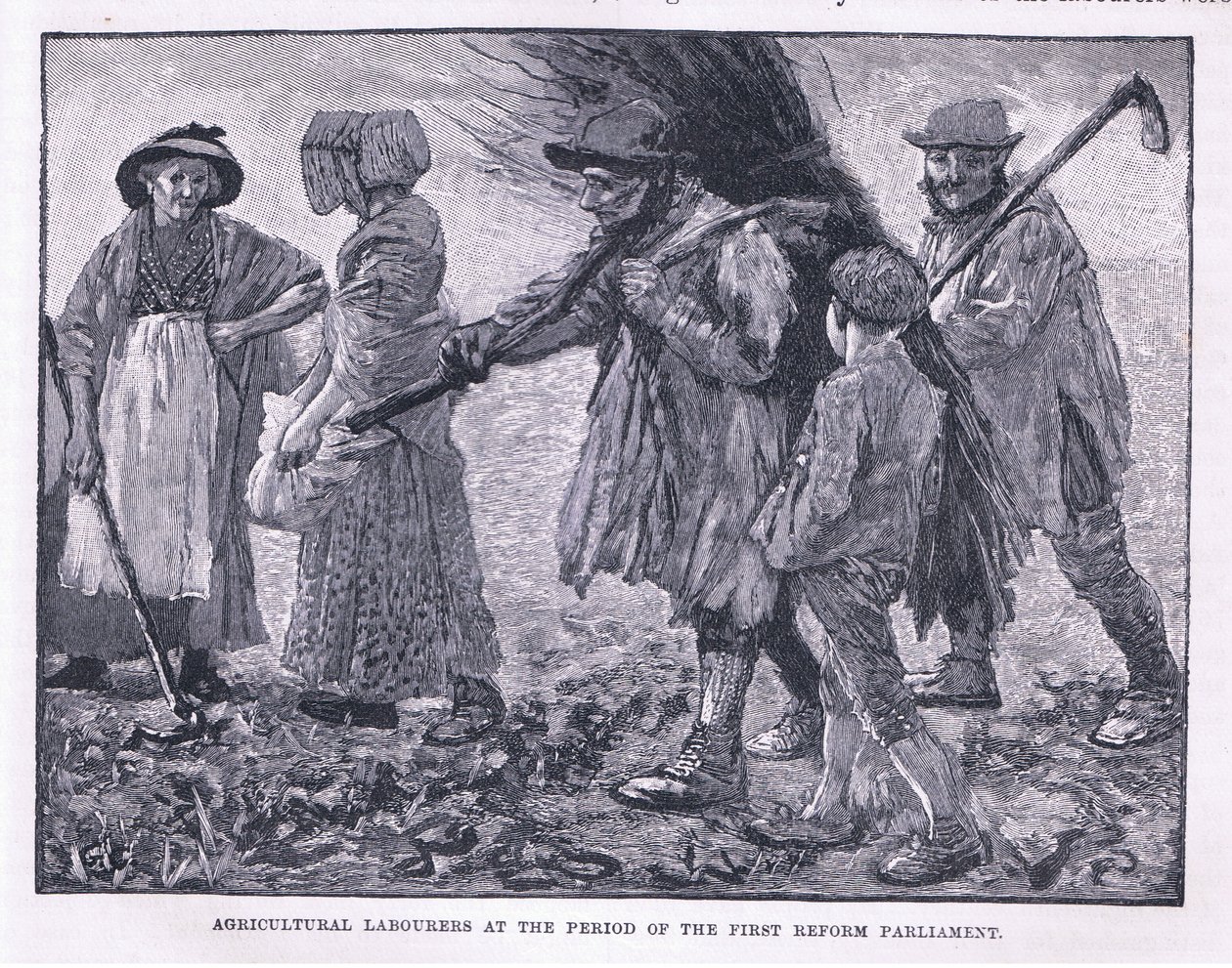 Trabalhadores agrícolas no período da primeira reforma do Parlamento de Godfrey C. Hindley