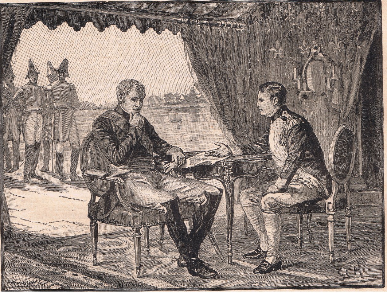 O Tratado de Tilsit AD 1807 de Godfrey C. Hindley