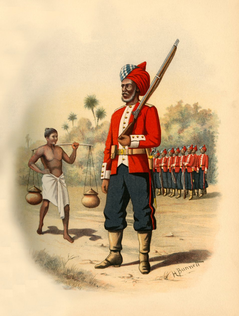 Primeiros pioneiros de Madras, 1890. de Godfrey Douglas Giles