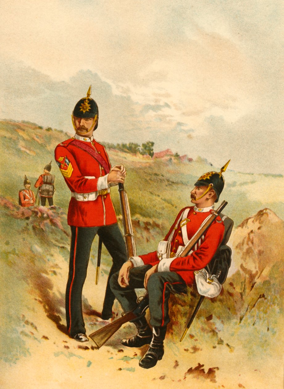 O 57º - Duque de Cambridges possui Middlesex, 1890. de Godfrey Douglas Giles