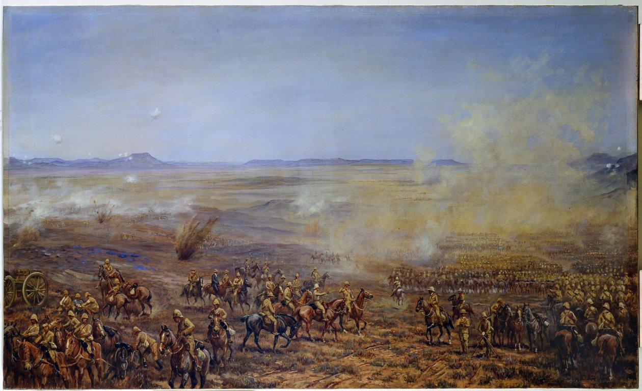 O avanço da brigada francesa de cavalaria para aliviar Kimberley, 13 de fevereiro de 1900 de Godfrey Douglas Giles