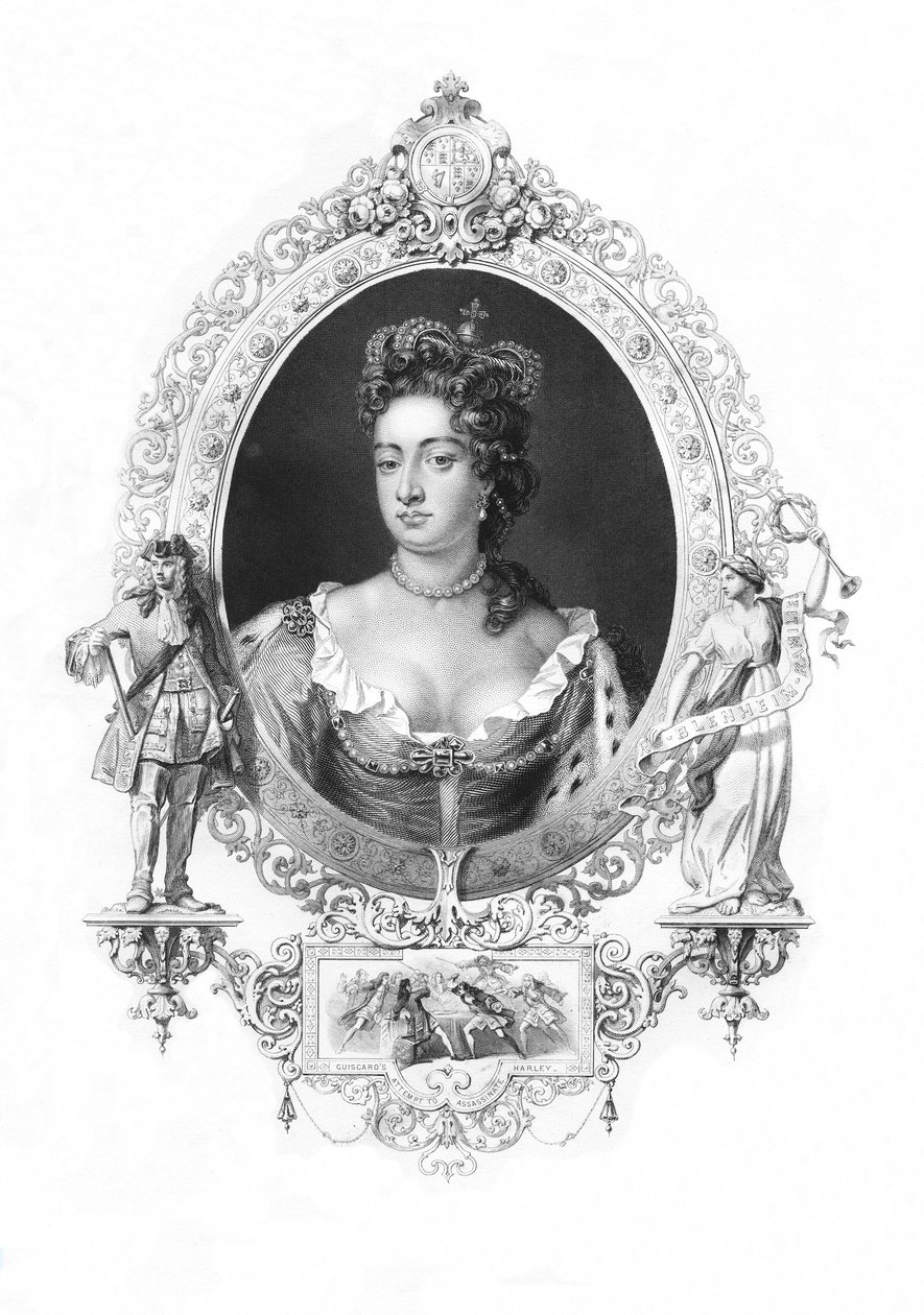 Ana Rainha da Grã-Bretanha de Godfrey Kneller