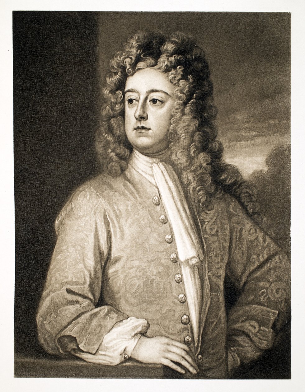 Francis Godolphin, Conde de Godolphin, pub. 1902 (collotype) de Godfrey Kneller