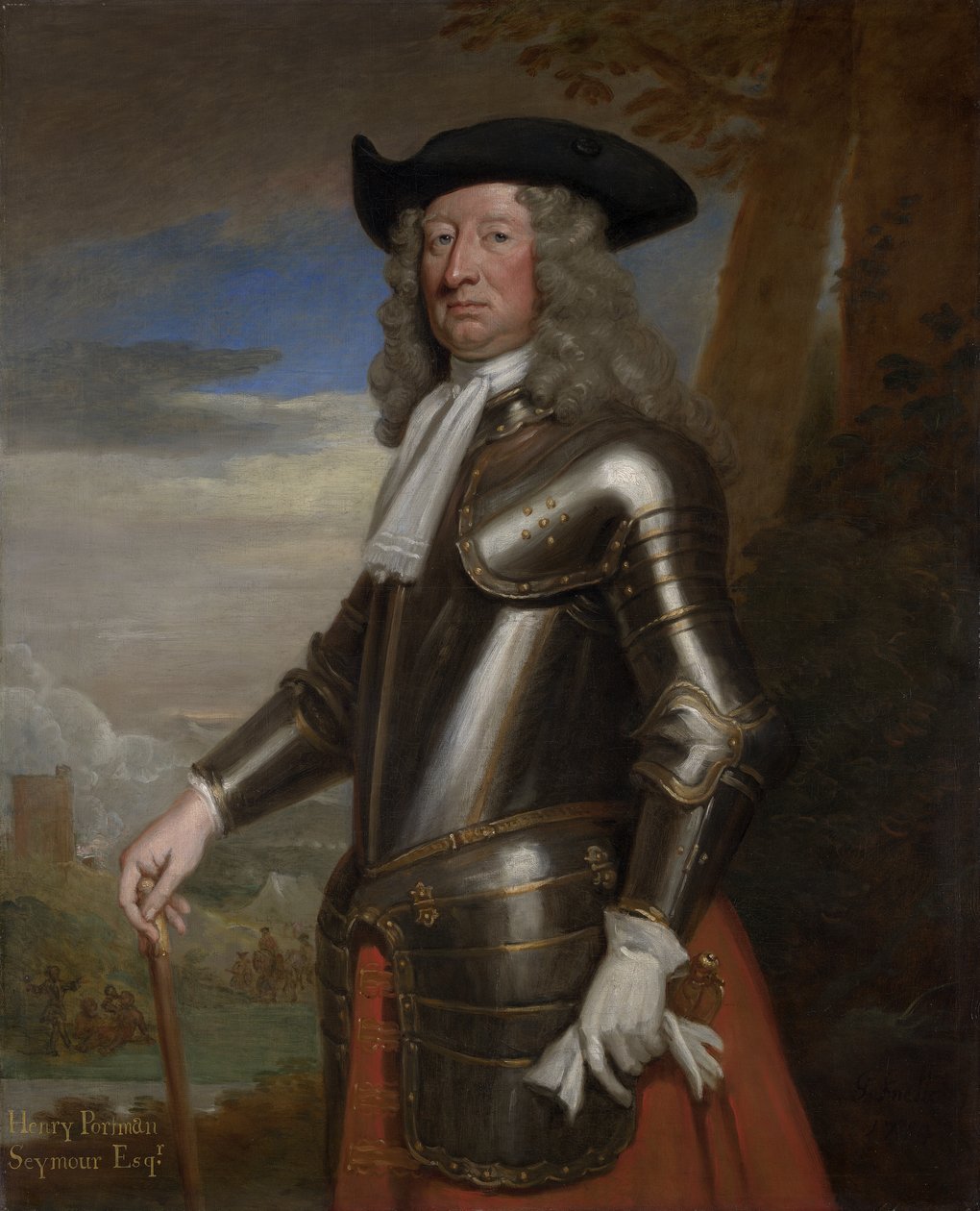 Henry Seymour Portman (c.1637-1728) 1714 (óleo sobre tela) de Godfrey Kneller