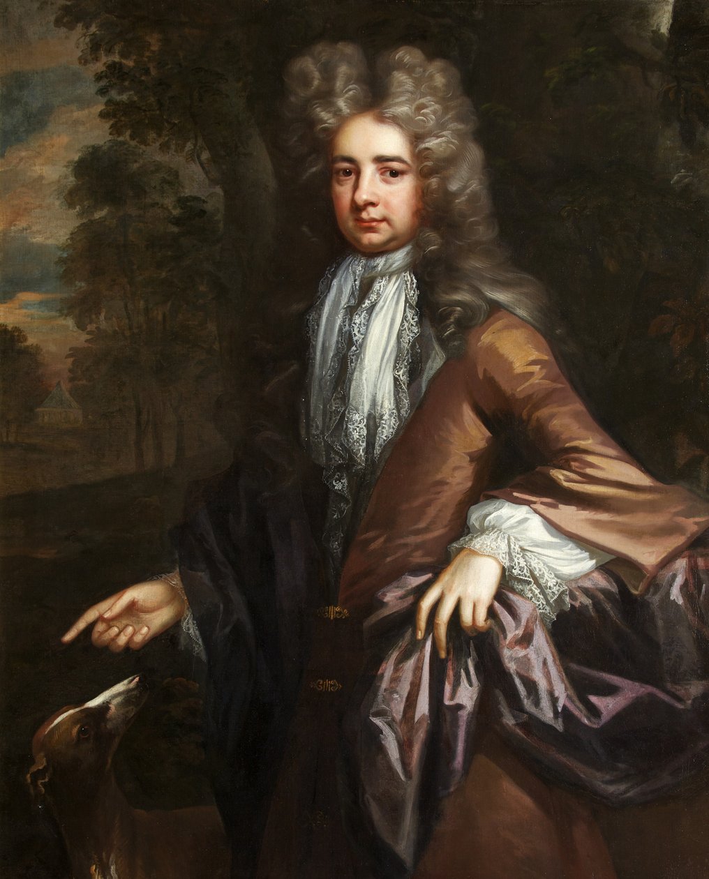 John Scrope, Gravador de Bristol (óleo sobre tela) de Godfrey Kneller