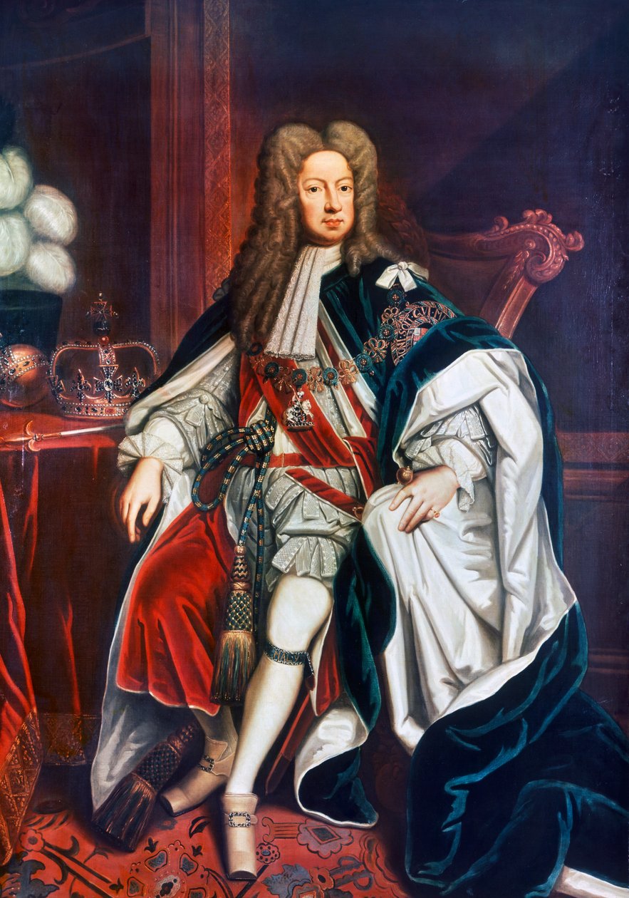 Retrato de Georg Ludwig von Hannover (Osnabruck, Alemanha) de Godfrey Kneller
