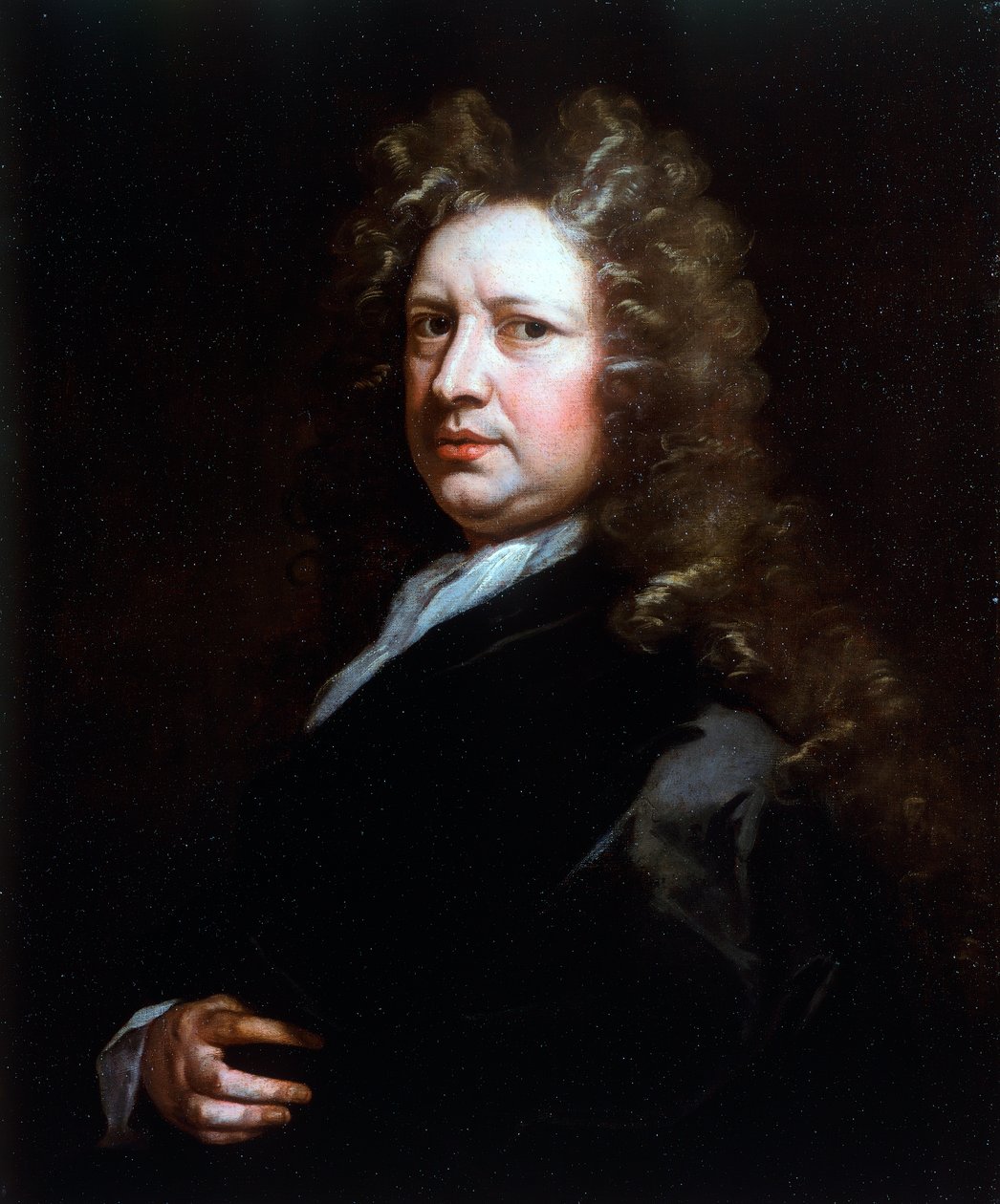 Retrato de Thomas Betterton (1635-1710), ator, pintura de Godfrey Kneller (1646-1723), óleo sobre tela de Godfrey Kneller