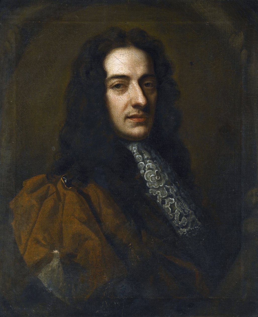 Retrato do violinista e compositor Nicola Matteis (Matheis, versos 1670-1698)par Kneller, Sir Gotfrey (1646-1723). Óleo sobre tela, tamanho : 76x65 de Godfrey Kneller