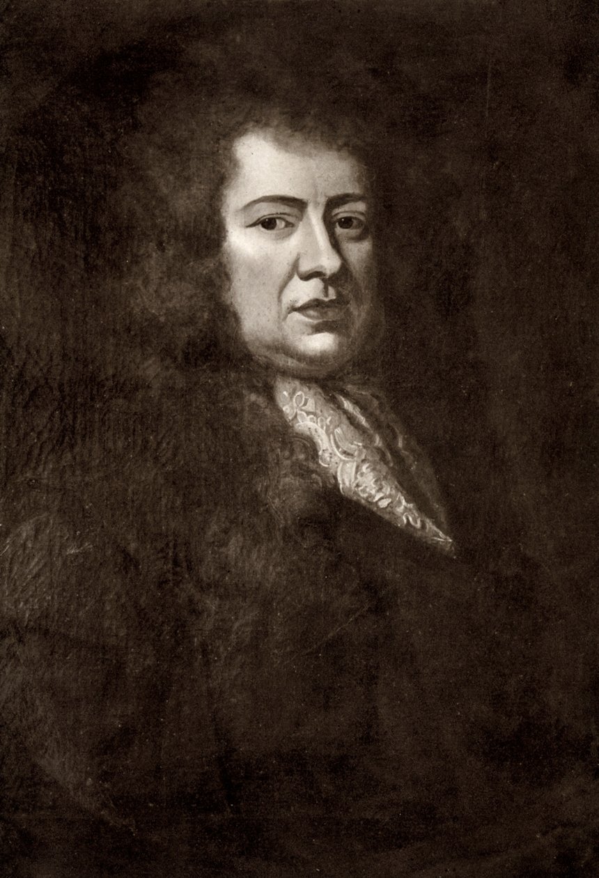 Samuel Pepys, administrador naval inglês e membro do Parlamento, 1909. de Godfrey Kneller