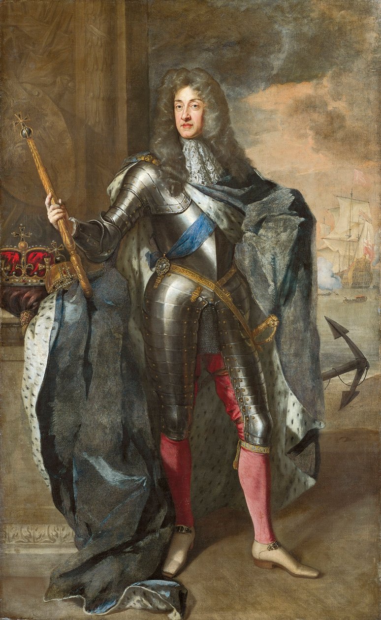 Reino Unido, Inglaterra, Londres, Retrato do Rei George I da Grã-Bretanha (1660-1727) de Godfrey Kneller