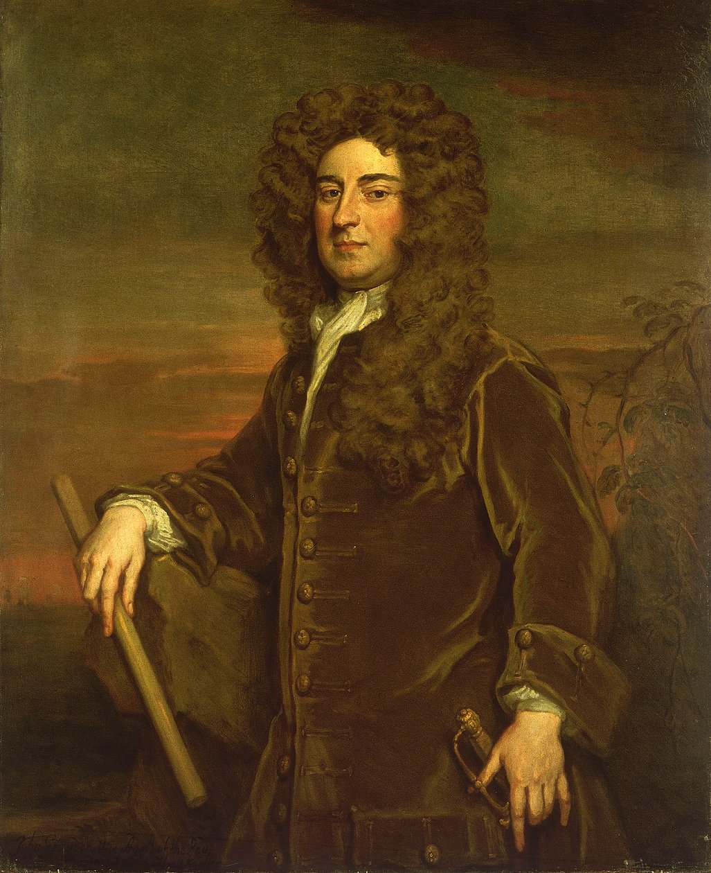 Vice-almirante John Graydon (cerca de 1666-1726), finais do século XVII a inícios do século XVIII (pintura a óleo) de Godfrey Kneller