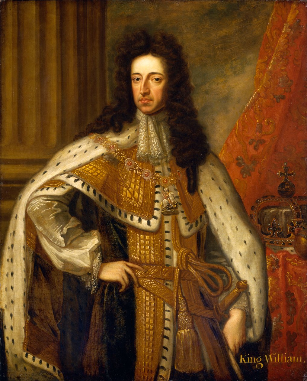 Guilherme III, finais do século XVII (óleo sobre tela) de Godfrey Kneller