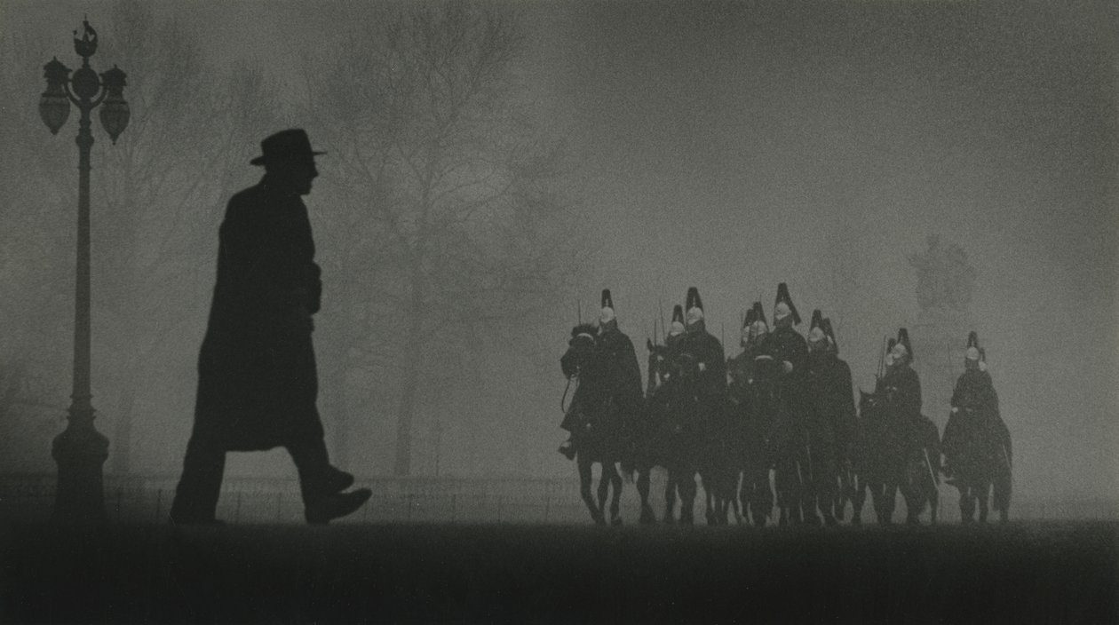 Guardas de cavalos em St. James Park, Londres de Godfrey Macdominic