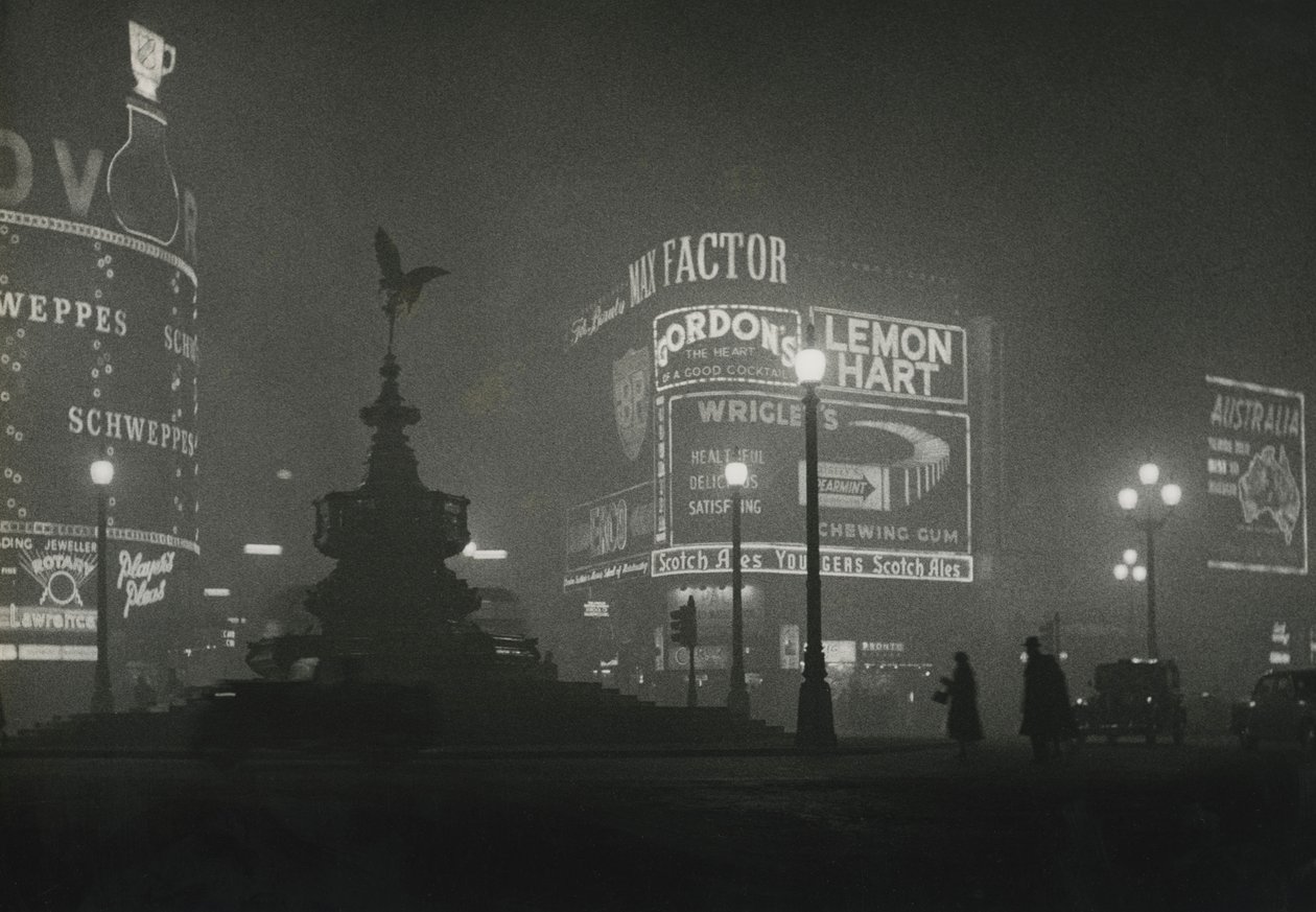 Piccadilly Circus 1950s de Godfrey Macdominic