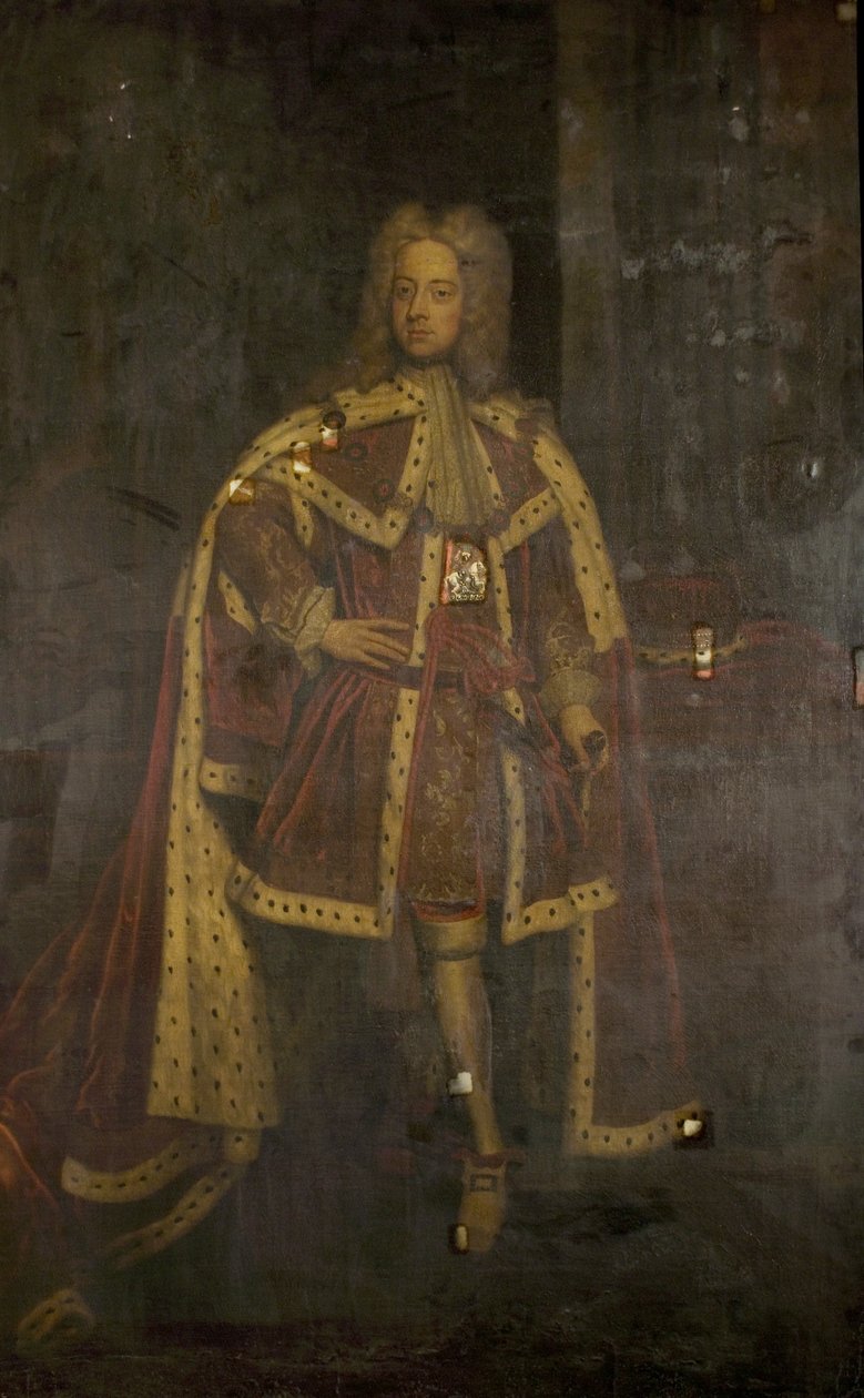 O Príncipe de Gales, mais tarde George II, c.1716 de Godfrey after Kneller