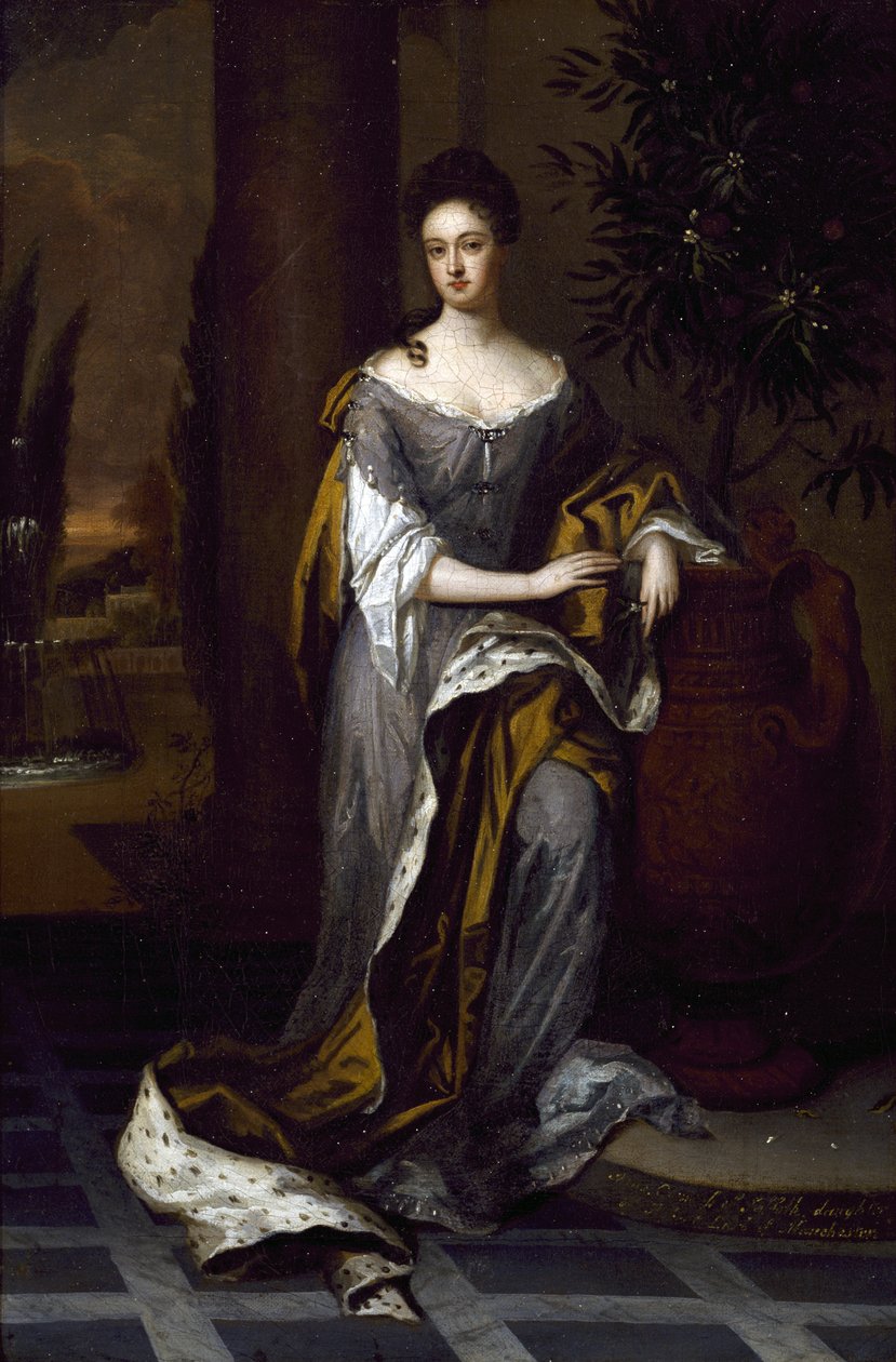 Retrato de uma senhora, sem data de Godfrey studio of Kneller
