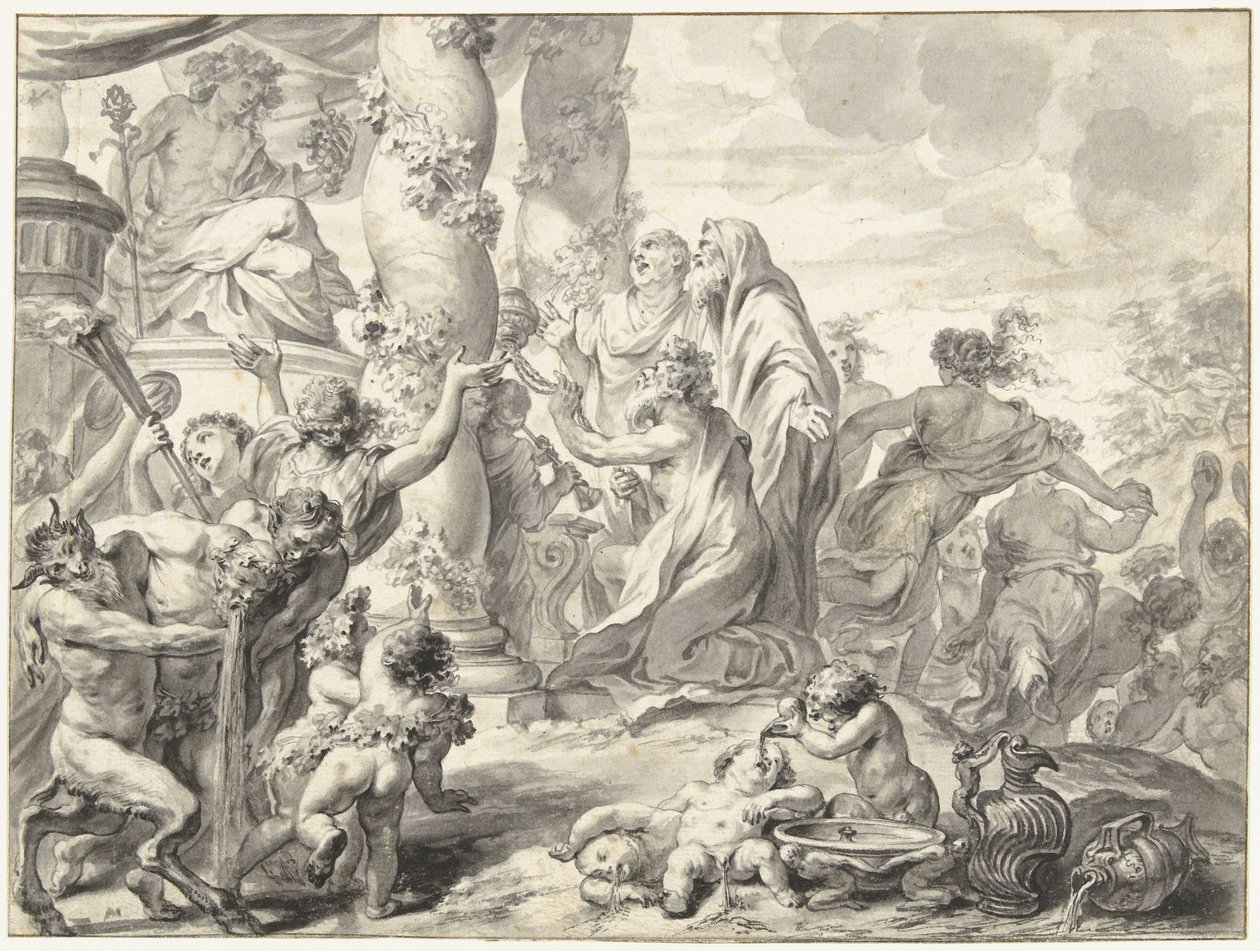 O sacrifício de Baco de Godfried Maes