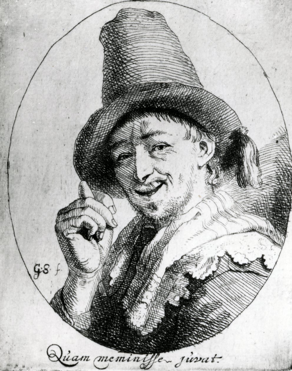 É bom lembrar, c.1660-80 de Godfried Schalcken