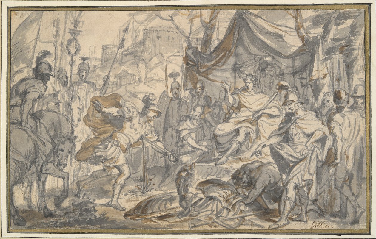 O Suicídio de Publius Quintilius Varus de Godfried Maes