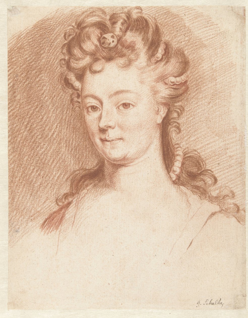 busto de uma mulher de Godfried Schalcken