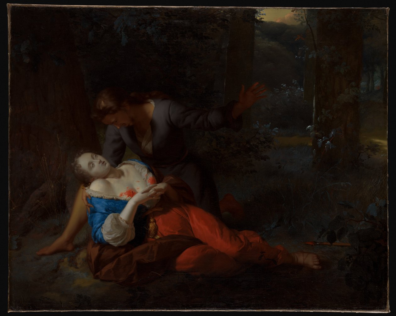 Cefalo e Prócris de Godfried Schalcken