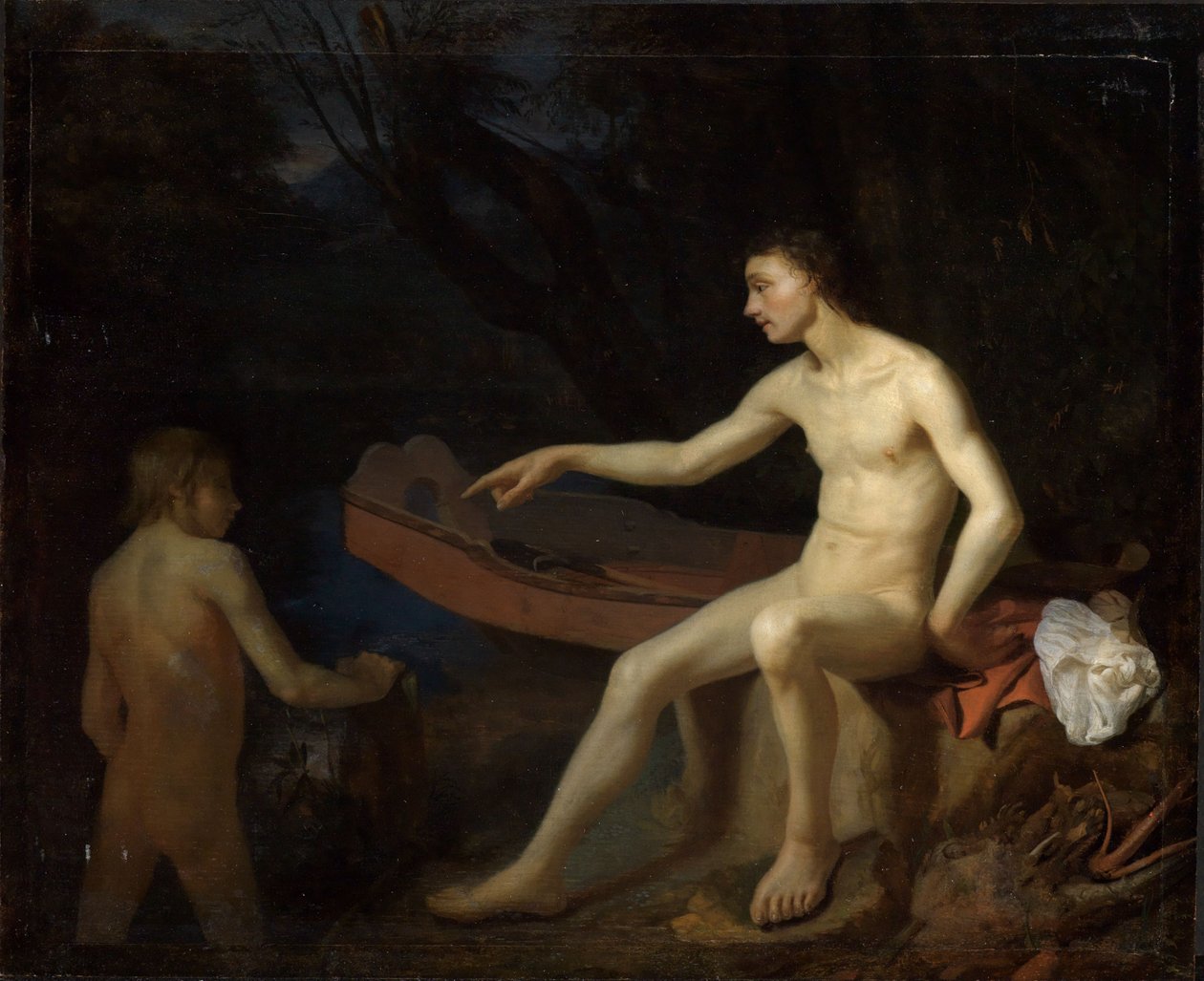 As duas banhistas de Godfried Schalcken